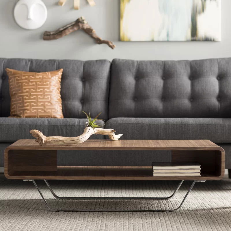 Solid Centre Wooden Coffee Table Made For Living Room - Furnishiaa -  -